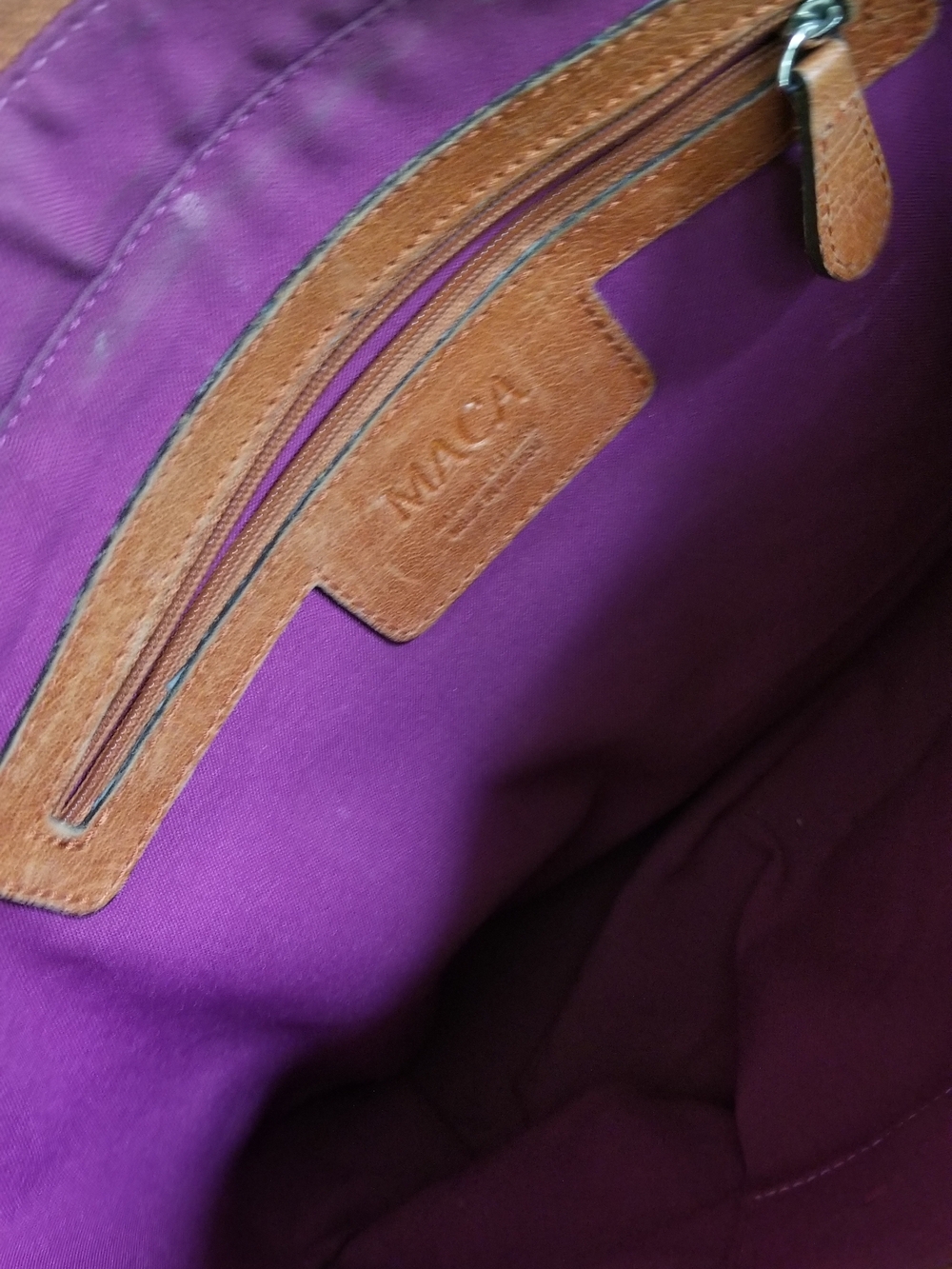 Maca Real Leather Tote/Handbag - Picture 4 of 5